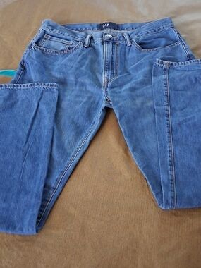 GAP Classic Mens Medium Blue Wash  Relaxed Denim Jeans 30×32